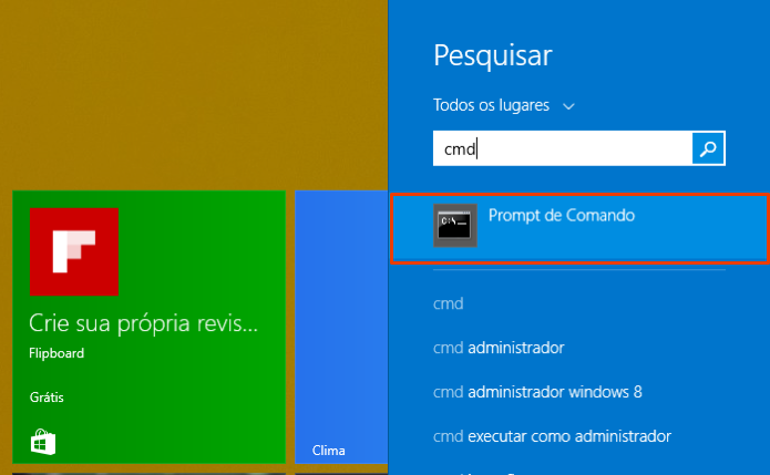 Abra o Prompt de Comando (Foto: Reprodução/Paulo Alves)