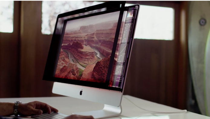 Novo iMac conta com tela Retina e resolução 5K (Foto: Reprodução)