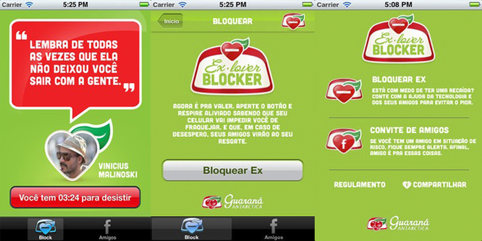 Aplicativo bloqueia contato do ex (Foto: Reprodução)